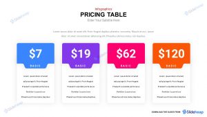 Pricing Table Template